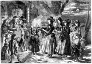 Die Wassail-Schale, 1860