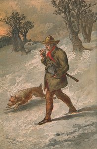 Der Holzfäller und sein Hund von Sir John Gilbert