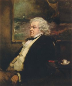 William Makepeace Thackeray 1811-1863, ca. 1850, 1942 von Sir John Gilbert