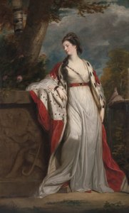 Elizabeth Gunning, Herzogin von Hamilton und Argyll von Sir Joshua Reynolds RA