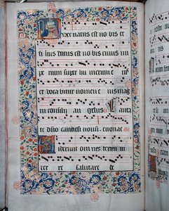 Ms 432 Temporal, verwendet von den Schwestern der Kongregation der Karmelitinnen von Brügge, geschrieben von Schwester Margarita Bruynewe von Sister Cornelia Wulfekkercke