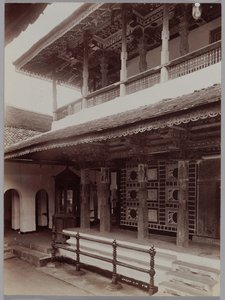 Buddhistischer Tempel in Kandy, Ceylon, ca. 1880er