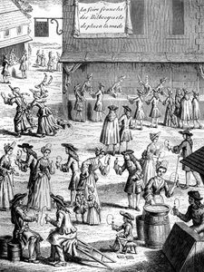 Becher- und Ballmesse, während der Herrschaft von Ludwig XIV., Frankreich, 17. Jahrhundert von Smeeton