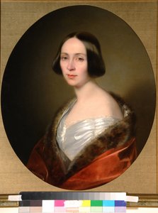 Porträt der Gräfin Louise Trofimovna Golitsyna geb. Baranova von Sándor Kozina