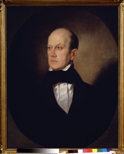 Porträt des russischen Schriftstellers und Philosophen Piotr Iakovlevitch Tchaadaiev