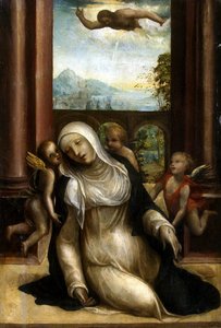 Stigmatisierung und Ohnmacht der Heiligen Katharina von Siena
