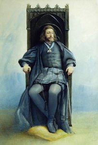 Großherzog Konstantin Konstantinowitsch als Hamlet im Theaterstück von William Shakespeare am 21. Februar 1899, 1899