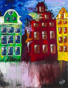 Verspielte Amsterdamer Nacht