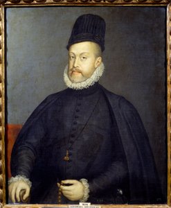 Porträt des Königs von Spanien Philipp II.