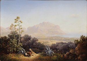 Ansicht von Palermo, 1845