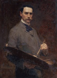 Selbstporträt, ca. 1896 von Solomon Joseph Solomon