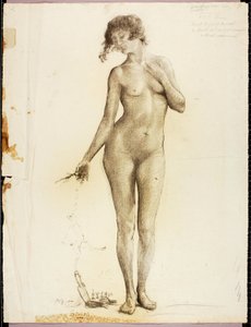 Akt, Frühling von Solon H. Borglum