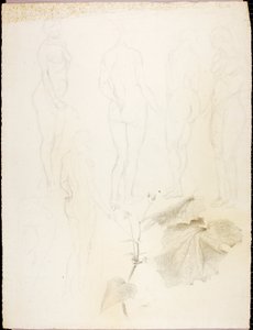 Akt und Blatt von Solon H. Borglum