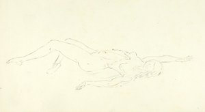 Schwimmender Akt, "Der Sprung"