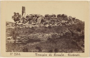Tempel des Herkules. Girgenti.