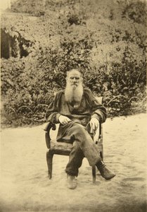 Russischer Autor Leo Tolstoi, Jasnaja Poljana, nahe Tula, Russland von Sophia Andreevna Tolstaya