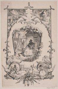 Großmutters Huhn. Aus J. C. Gerson: Schule und Zuhause, Nr. 2 von Sophus Schack