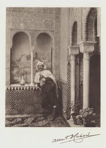 Albert F. Calvert, Porträt und Unterschrift von Spanish Photographer