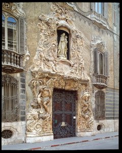Rokoko-Kunst: Ansicht des Palastes Marques de Dos Aguas