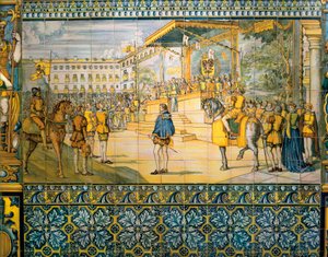 Feierlichkeiten in Valladolid zu Ehren von Philipp II. von Spanien im Mai 1559