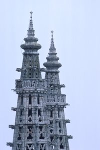 Detail der Glockenturmspitzen