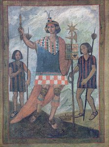 Einwohner der Neuen Welt, die Christoph Kolumbus auf seiner ersten Reise 1492 begegnete