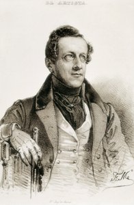 Porträt von Angel de Saavedra y Ramirez Baquedano, Herzog von Rivas von Spanish School
