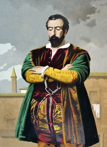 Porträt von Juan de Padilla von Spanish School