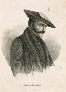 Porträt von Tomas ZUMALACARREGUI (1788-1835), Figur aus dem Spanischen Unabhängigkeitskrieg und dem Ersten Karlistenkrieg (Gravur) von Spanish School