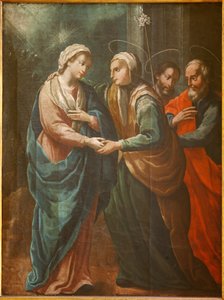 Heiligtum (Santuario de Queralt). Die Kirche. Innenansicht. Malerei. 19. Jahrhundert