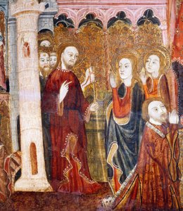 St. Lazarus mit seinen Schwestern Martha und Maria
