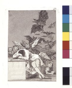 Der Schlaf der Vernunft gebiert Ungeheuer von Spanish School