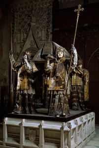 Grab des Seefahrers Christoph Kolumbus (1451-1506). Kathedrale von Sevilla, Spanien