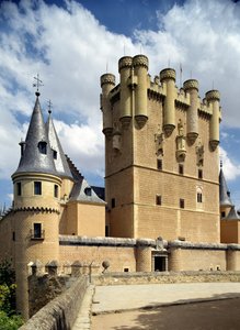 Ansicht des Eingangs zur Alcazar, von Nordosten