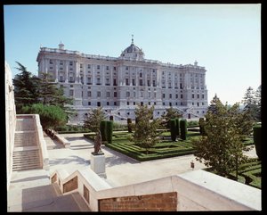 Blick auf den Königspalast (1738-1755) (Fotografie)