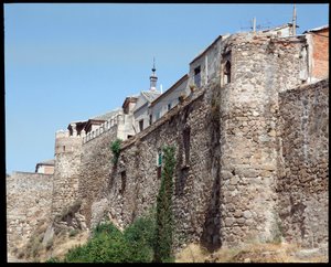 Ansicht der Mauern, Toledo Spanien