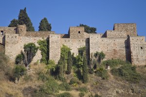Mauern der Alcazaba