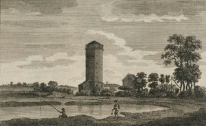 Ein alter Wasserturm in Hampshire, 1786 von Sparrow