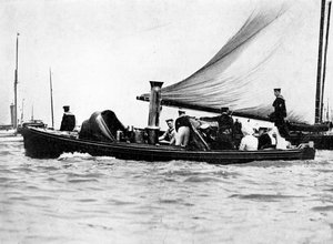 Eine königliche und kaiserliche Gesellschaft in Cowes, 1910