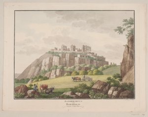 Hammershus auf Bornholm. Von der Nordseite gesehen von Søren L. Lange