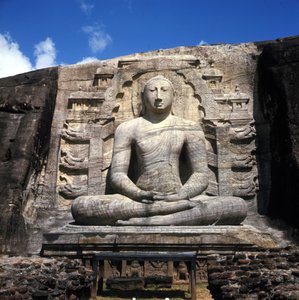 Buddha von Gal Vihare von Polonnaruwa (Sri Lanka) (zugeschrieben König Parakrama Bahu)