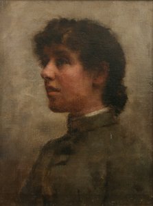 Porträt von Elizabeth Forbes, der Frau des Künstlers von Stanhope Alexander Forbes