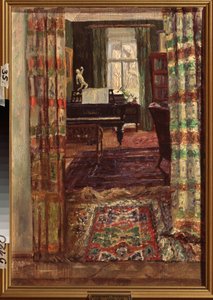Interieur mit einem Flügel von Stanislav Joulianovitch Joukovski