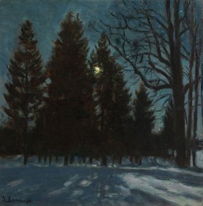 Winternacht, 1931 von Stanislav Julianovic Zukovskij