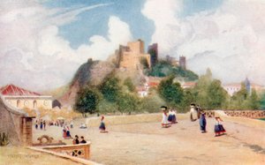Der Schlossberg, Leiria von Stanley Inchbold