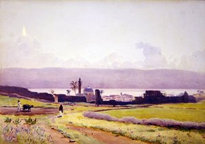 Innerhalb der Mauern von Tiberias, ca. 1905 von Stanley Inchbold