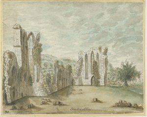 Croxden Abbey: Aquarell, nd [1762-1802]
