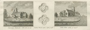 Mavesyn Ridware Kirche: Gravur, 1781