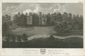 Prestwood Hall: Gravur, undatiert [1762-1802] von Stebbing Shaw