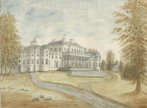 Shugborough Hall: Aquarell, nd [ca. 1800] von Stebbing Shaw